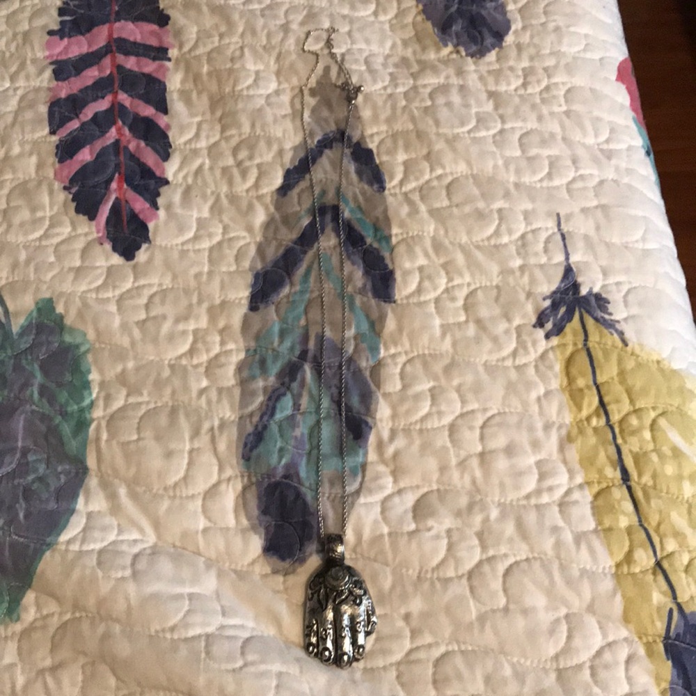 Gypsy warrior hasma necklace